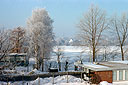 DESY Schnee Szene